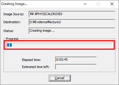 FTK Imager ディスク保全手順10